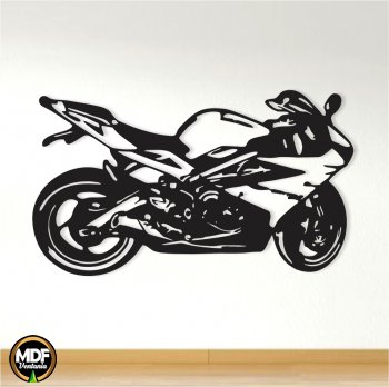 QUADRO MOTO ESPORTIVA VAZADO EM MDF